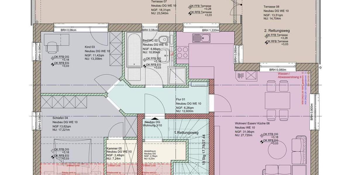 Etagenwohnung Berlin Altglienicke - 3 Zimmer, 87 m&sup2;, 415.120&euro; | Angebot:25699163