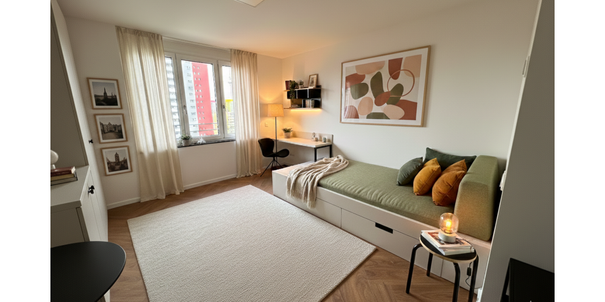 Etagenwohnung Berlin Friedrichshain - 1 Zimmer, 24 m&sup2;, 761&euro; | Angebot:25004389