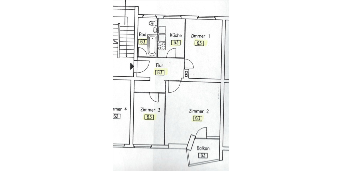 Dachgeschoßwohnung Berlin Tempelhof-Schöneberg - 2.5 Zimmer, 59 m&sup2;, 281.000&euro; | Angebot:25807129