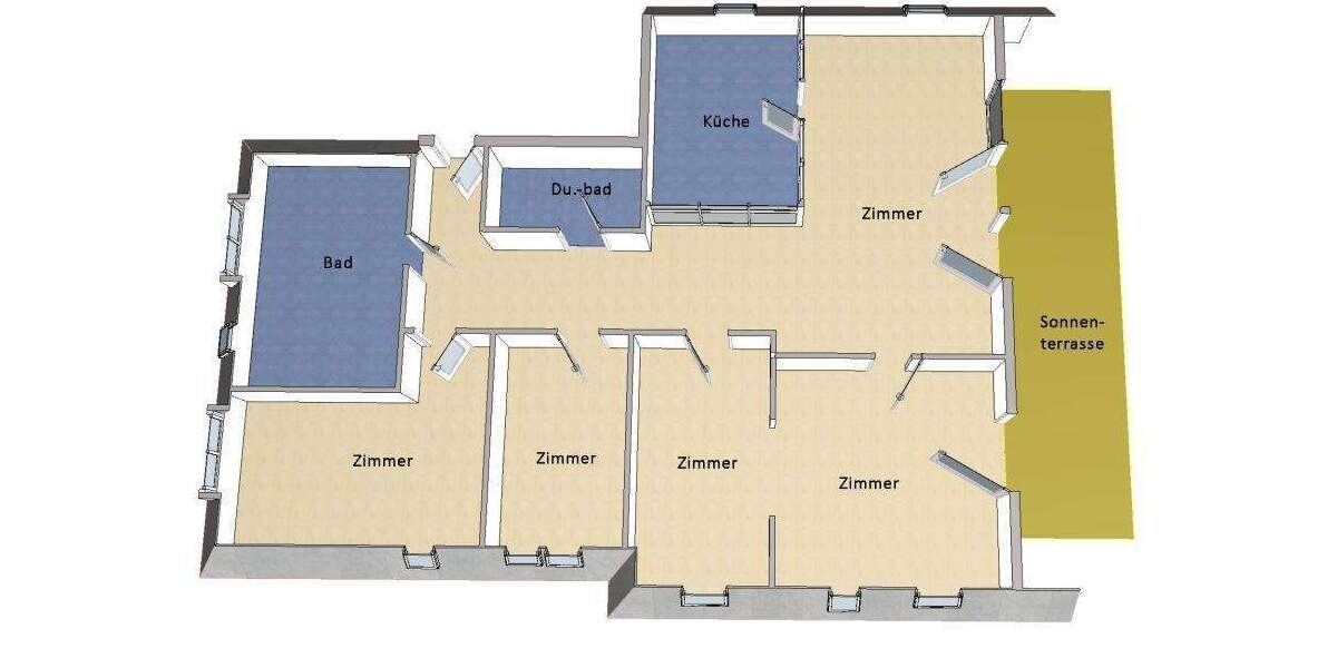 Etagenwohnung Berlin Lichtenrade - 5 Zimmer, 170 m&sup2;, 995.000&euro; | Angebot:24633364