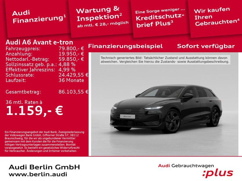 Audi A6 e-tron 9.500 km 77.990 € Berlin 12489