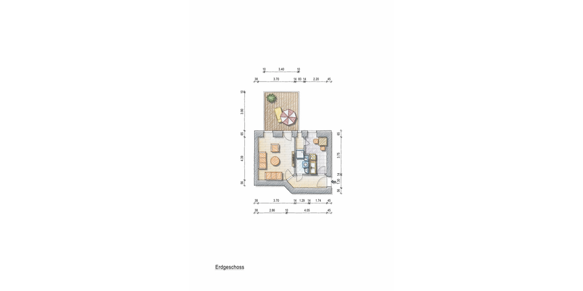 Etagenwohnung Berlin Neukölln - 1 Zimmer, 39 m&sup2;, 680&euro; | Angebot:27120896