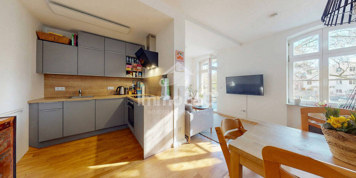 Etagenwohnung Potsdam Jägervorstadt - 3 Zimmer, 61 m&sup2;, 420.000&euro; | Angebot:25940632