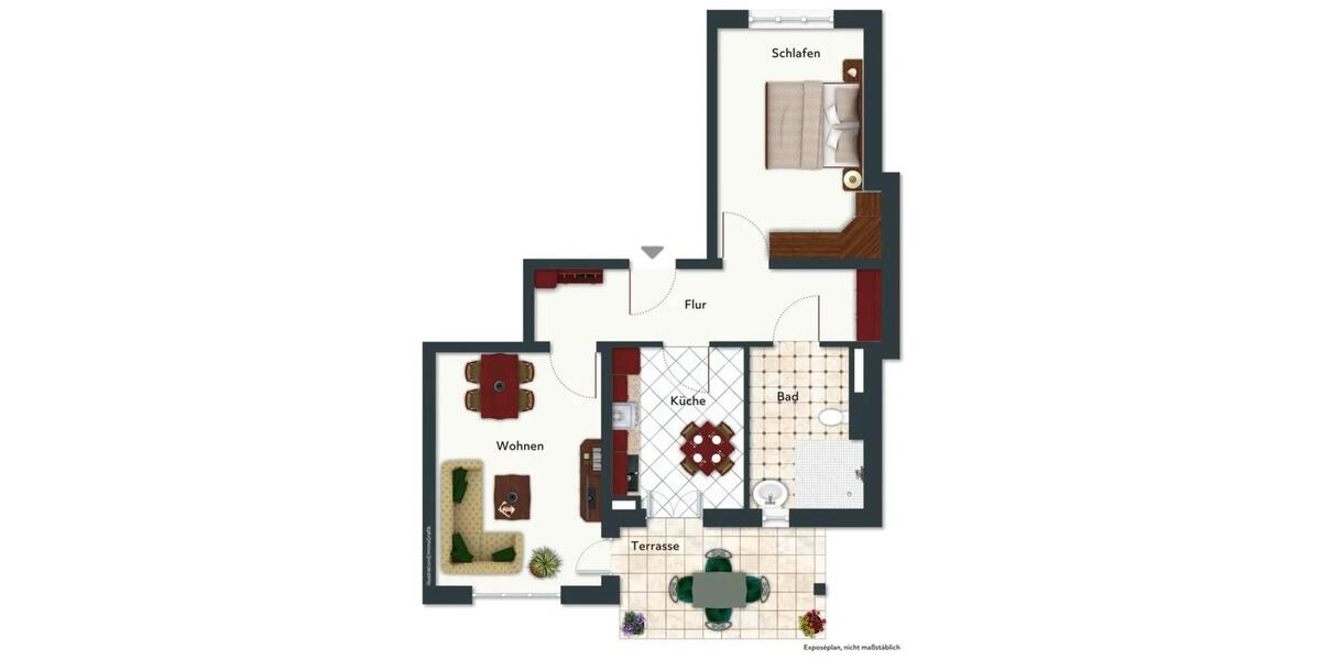 Erdgeschoßwohnung Potsdam Drewitz - 2 Zimmer, 72 m&sup2;, 1.400&euro; | Angebot:24473762