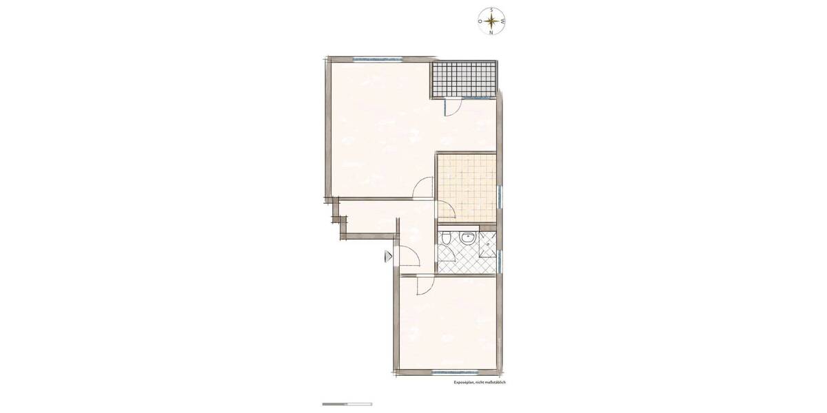 Etagenwohnung Berlin Lichterfelde - 2 Zimmer, 62 m&sup2;, 320.000&euro; | Angebot:26570344