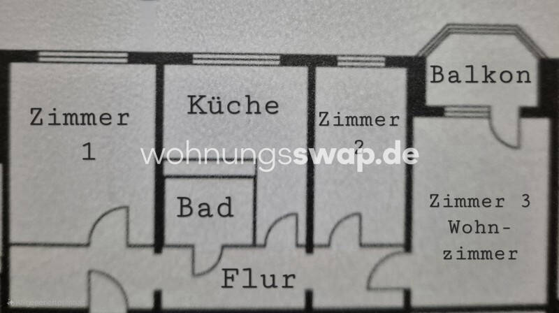 Etagenwohnung Potsdam Nördliche Innenstadt - 3 Zimmer, 70 m&sup2;, 650&euro; | Angebot:26003244