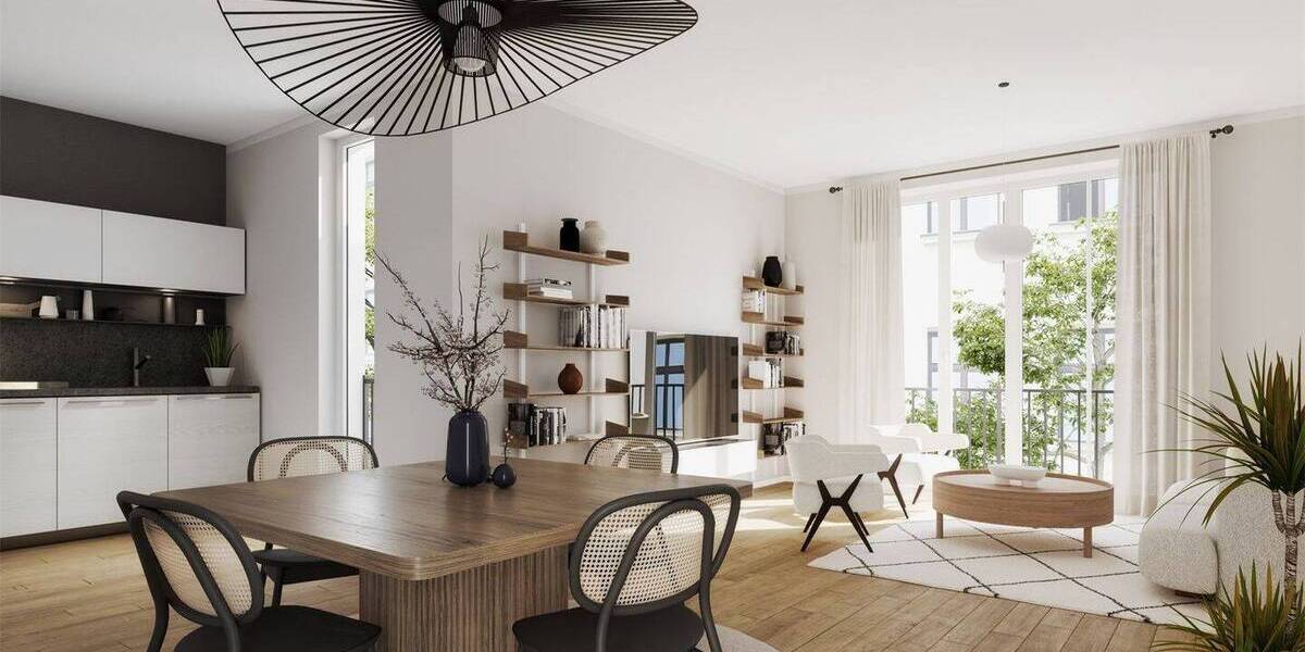 Etagenwohnung Berlin Charlottenburg - 3 Zimmer, 99 m&sup2;, 995.000&euro; | Angebot:26595133
