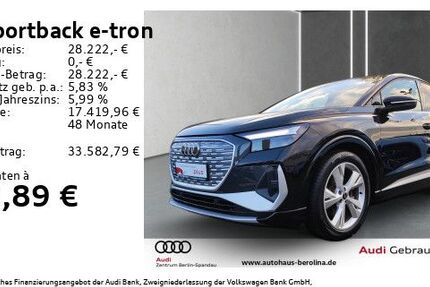 Audi Q4 e-tron 28.353 km 26.989 &euro; Berlin 13581