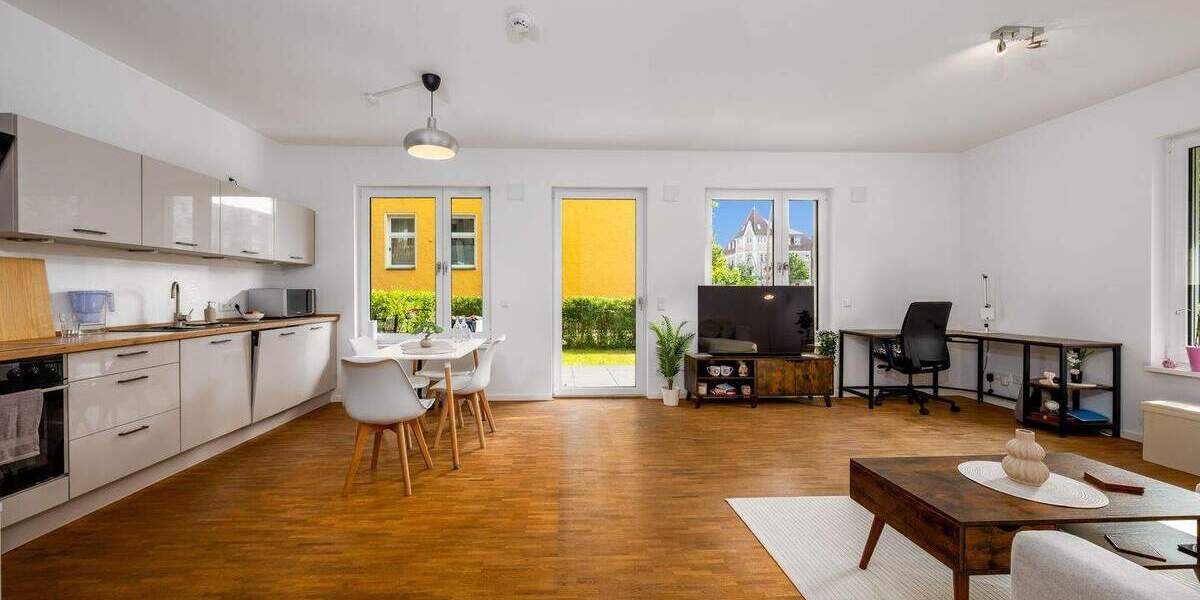 Terrassenwohnung Berlin Karlshorst - 2 Zimmer, 72 m&sup2;, 370.000&euro; | Angebot:25914320