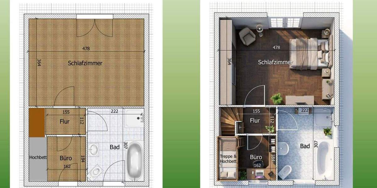 Reihenmittelhaus Berlin Wannsee - 3 Zimmer, 82 m&sup2;, 499.000&euro; | Angebot:25800155