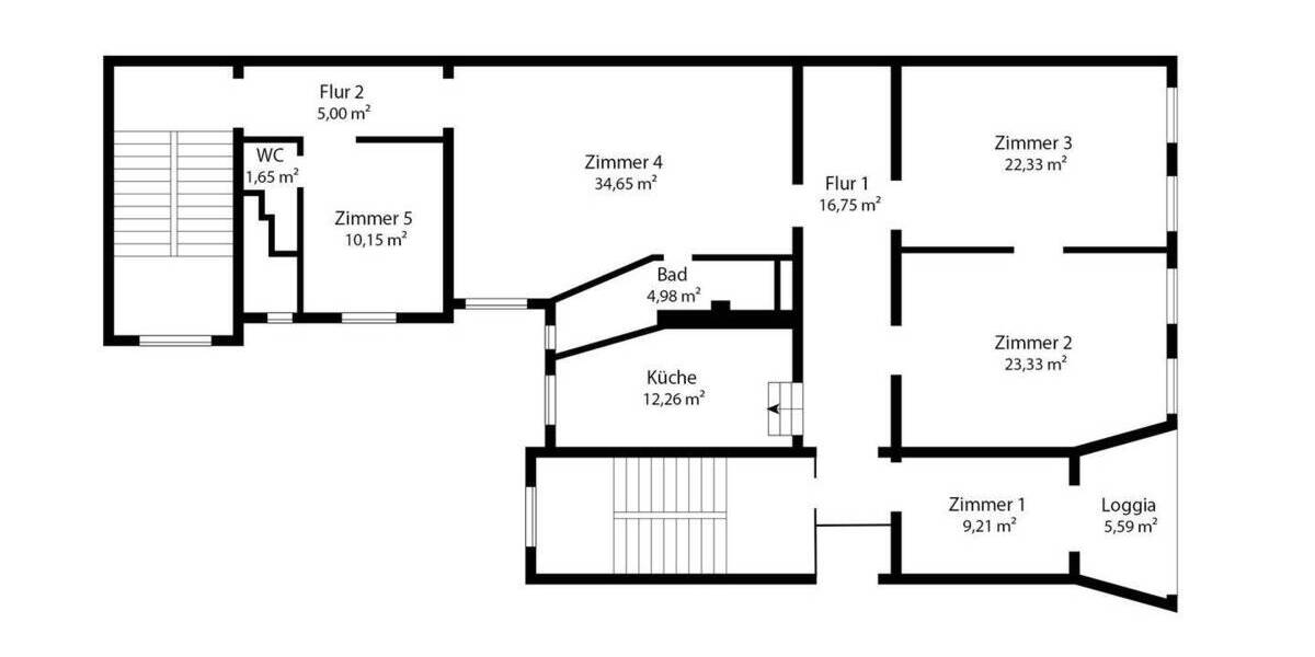Etagenwohnung Berlin Moabit - 5 Zimmer, 143 m&sup2;, 549.000&euro; | Angebot:26515966