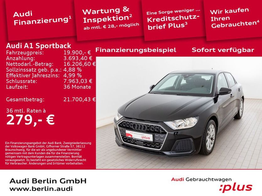 Audi A1 9.050 km 19.900 € Berlin 12489