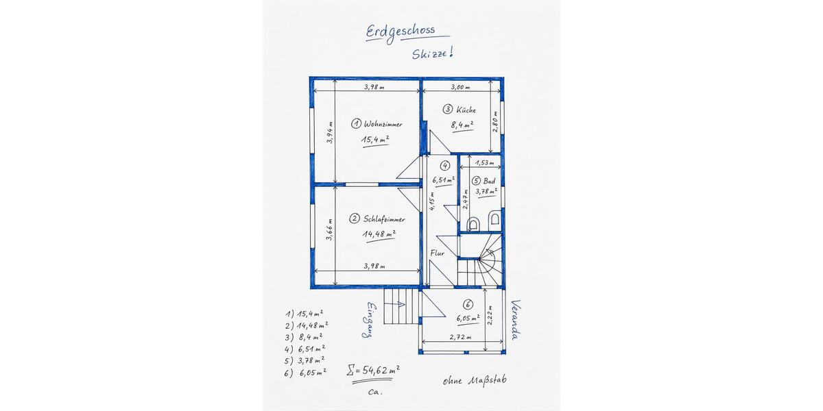 Einfamilienhaus Hohen Neuendorf Borgsdorf - 4 Zimmer, 95 m&sup2;, 350.000&euro; | Angebot:26232476