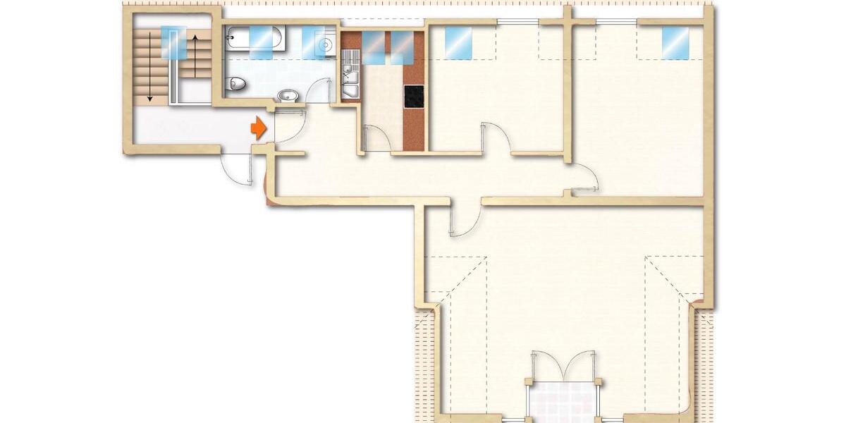 Dachgeschoßwohnung Leegebruch - 3 Zimmer, 94 m&sup2;, 250.000&euro; | Angebot:26818711