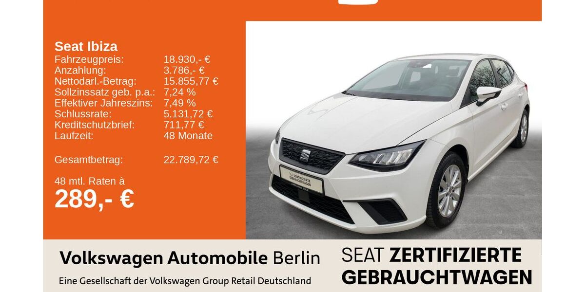 Seat Ibiza 25.405 km 18.930 &euro; Berlin 13089