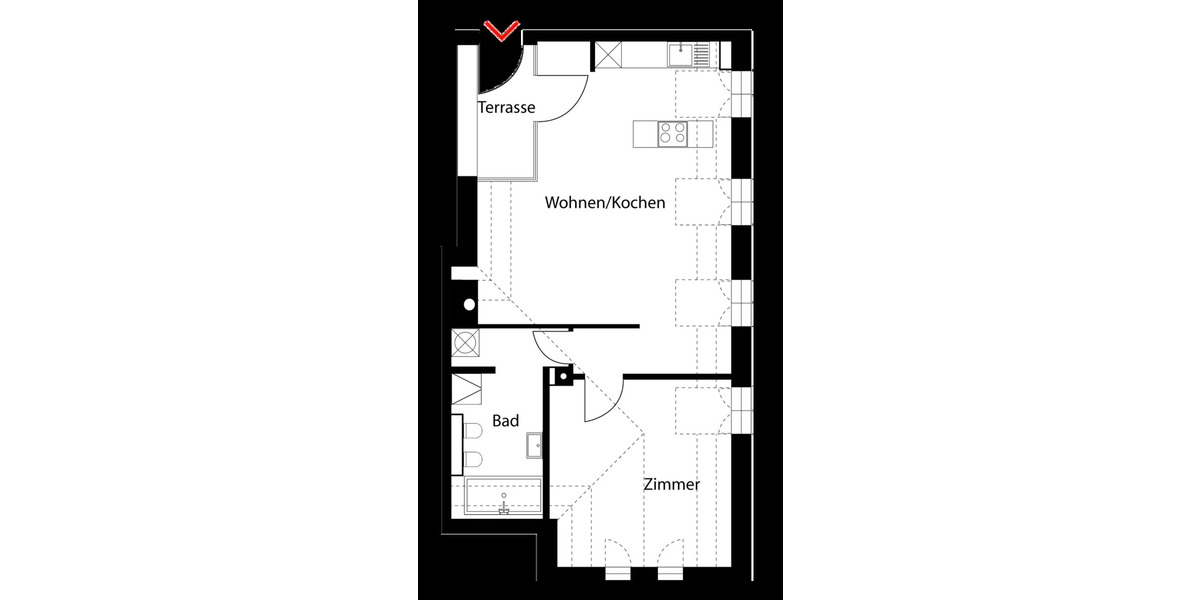 Etagenwohnung Potsdam Berliner Vorstadt - 2 Zimmer, 62 m&sup2;, 395.000&euro; | Angebot:22019711