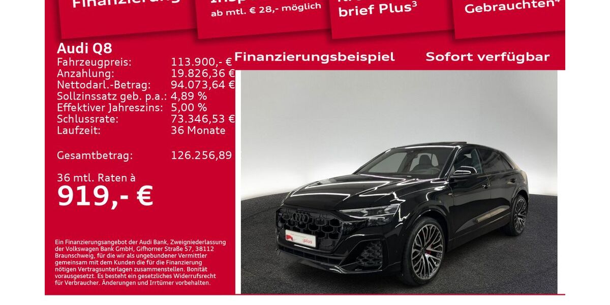 Audi Q8 14.000 km 113.900 &euro; Berlin 12489