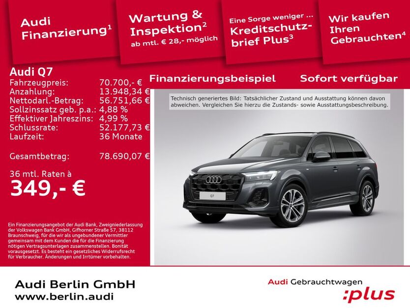 Audi Q7 25.068 km 70.700 € Berlin 12489