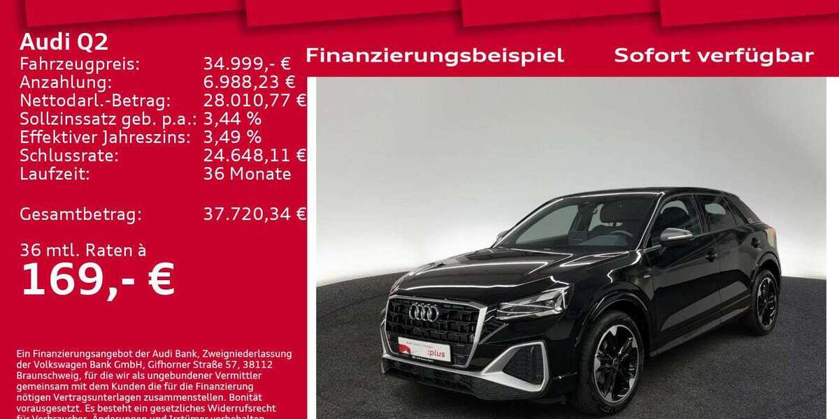 Audi Q2 7.420 km 34.999 &euro; Berlin 10587