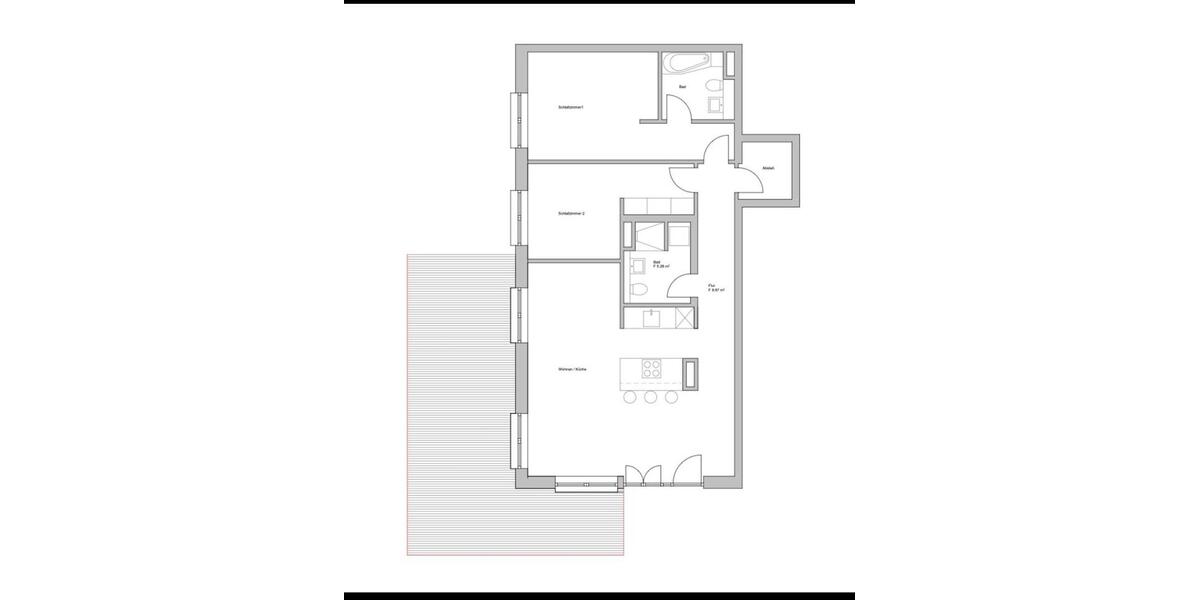 Etagenwohnung Berlin Neukölln - 3 Zimmer, 119 m&sup2;, 2.995&euro; | Angebot:27624970