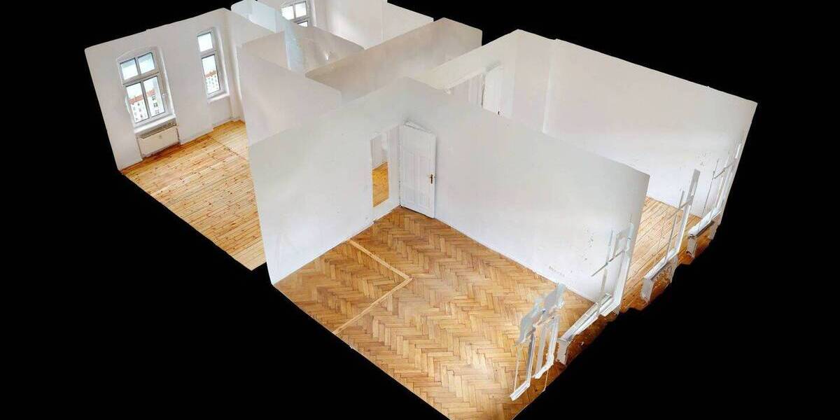 Etagenwohnung Berlin Friedrichshain - 3 Zimmer, 91 m&sup2;, 1.933&euro; | Angebot:26672432