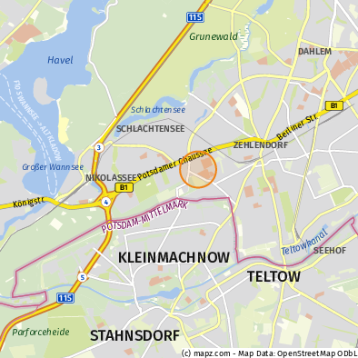 Grundstück Berlin Zehlendorf - 998.000&euro; | Angebot:26154368