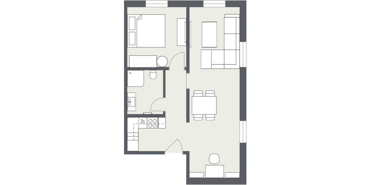 Etagenwohnung berlin Altglienicke - 2 Zimmer, 55 m&sup2;, 1.050&euro; | Angebot:26833848