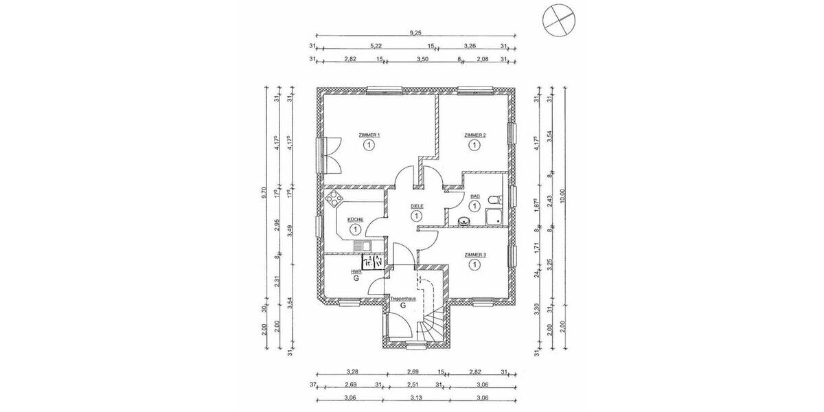 Etagenwohnung Berlin Biesdorf - 3 Zimmer, 69 m&sup2;, 355.000&euro; | Angebot:26116036