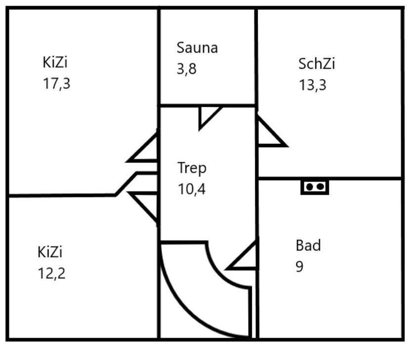 5-Raum KREATIVHAUS EBK Sauna großer Keller Lager & schöner Garten