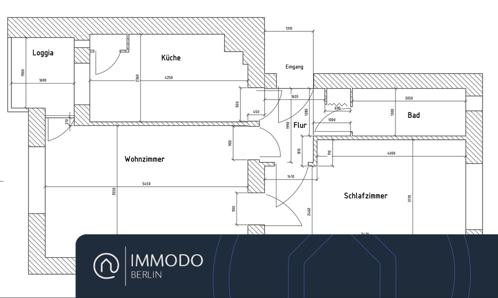 Etagenwohnung Berlin Steglitz - 2 Zimmer, 58 m&sup2;, 250.000&euro; | Angebot:26039081