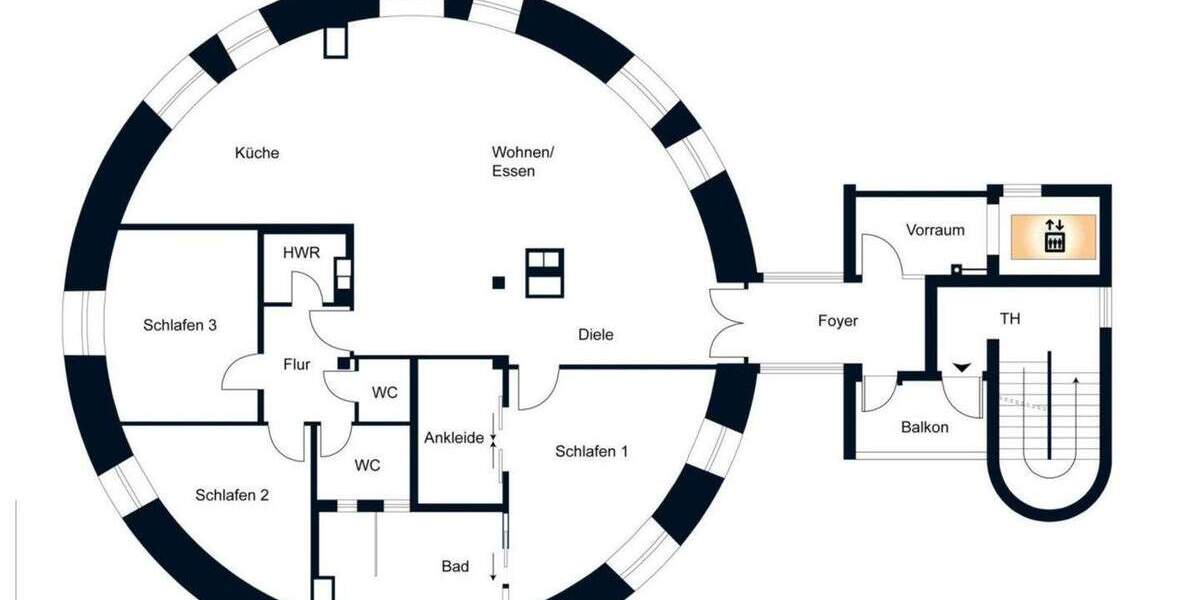 Etagenwohnung Berlin Westend - 4 Zimmer, 206 m&sup2;, 4.000&euro; | Angebot:25755273