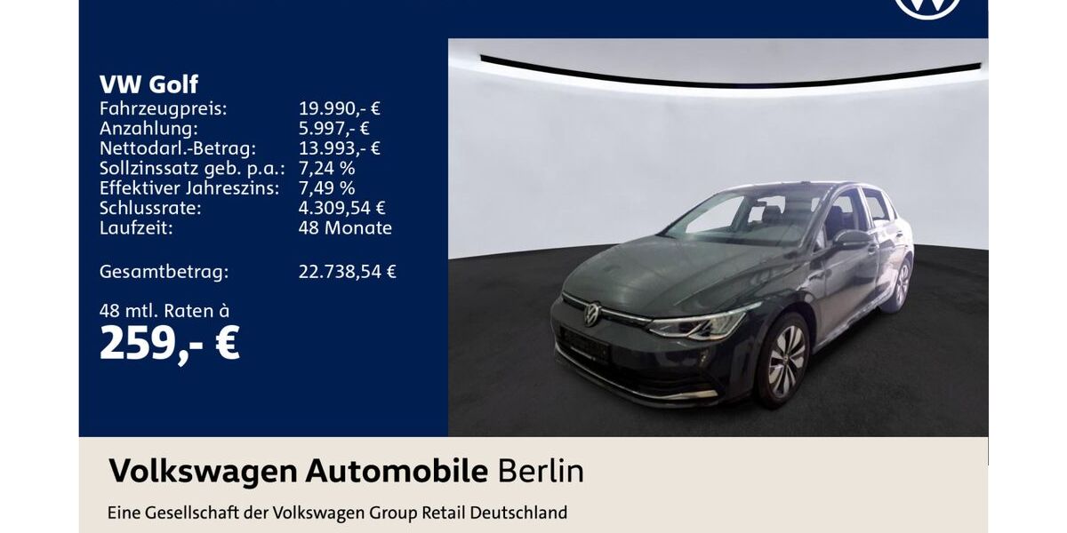 VW Golf 54.995 km 19.990 &euro; Berlin 10587