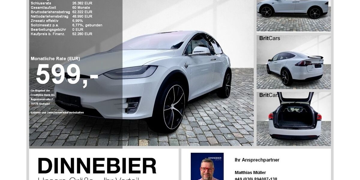 Tesla Model X 46.226 km 57.796 &euro; Berlin 10711