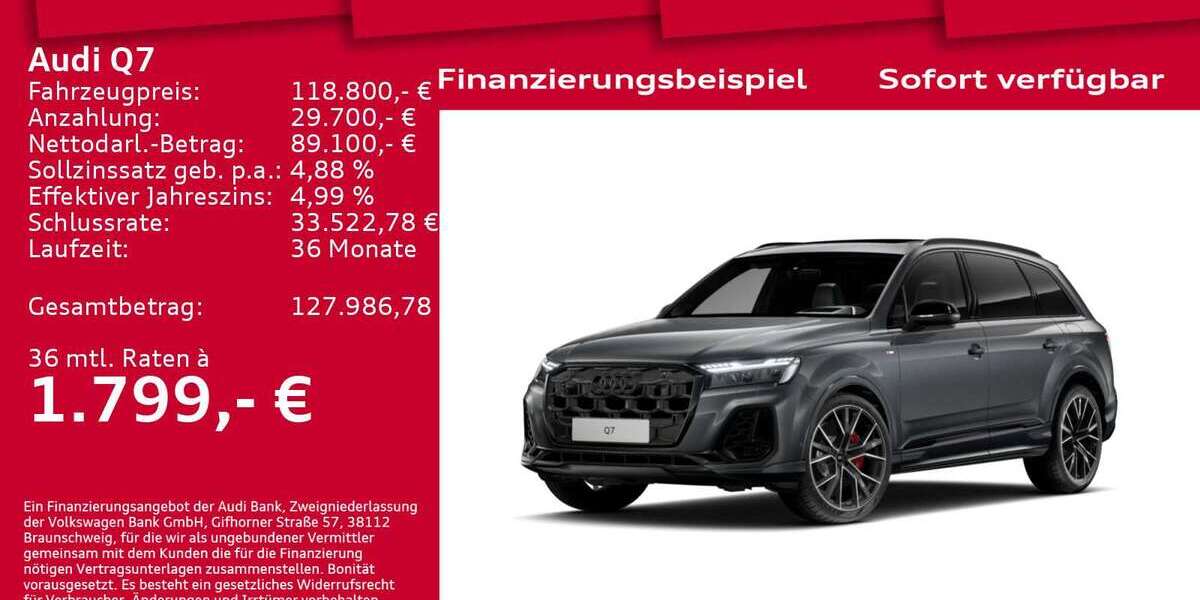 Audi Q7 6.001 km 118.800 &euro; Berlin 12489