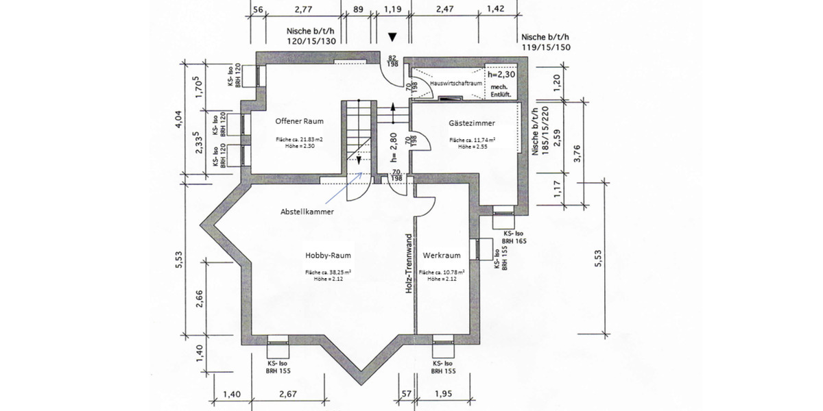 Maisonettenwohnung Berlin Treptow-Köpenick - 5 Zimmer, 186 m&sup2;, 1.850&euro; | Angebot:24649788