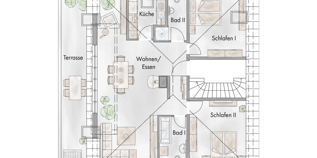 Etagenwohnung Wandlitz - 3 Zimmer, 93 m&sup2;, 399.000&euro; | Angebot:24703513