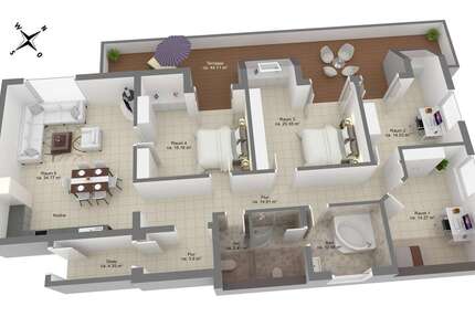 Wohnung Berlin Schlachtensee - 5 Zimmer, 149 m&sup2;, 2.400&euro; | Angebot:27550106
