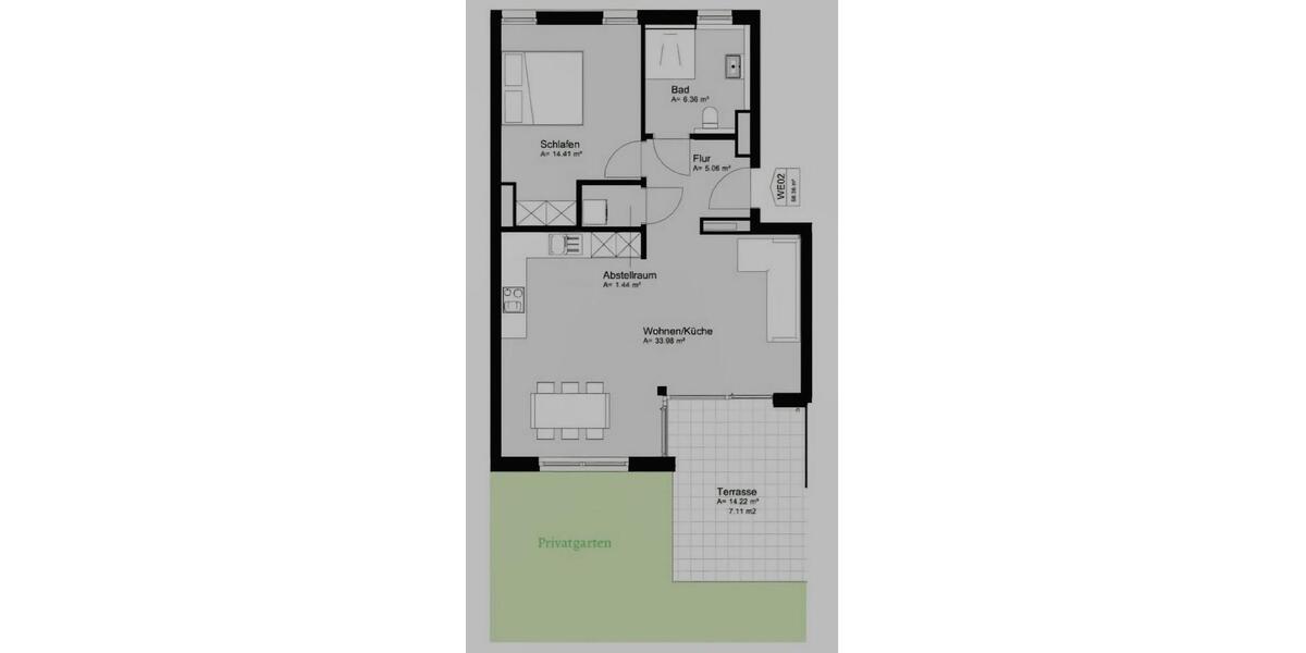 Erdgeschoßwohnung Berlin Marzahn-Hellersdorf - 2 Zimmer, 68 m&sup2;, 1.196&euro; | Angebot:26562653