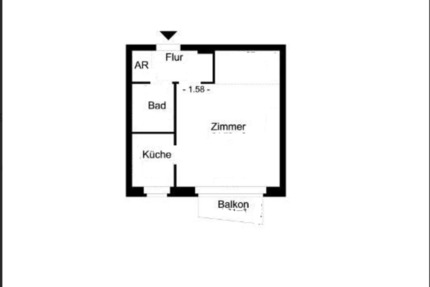 Wohnung Berlin Charlottenburg-Wilmersdorf - 1 Zimmer, 37 m&sup2;, 700&euro; | Angebot:25944574