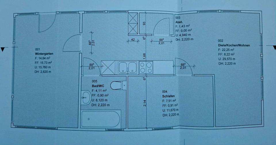 Bungalow Berlin Treptow-Köpenick - 2.5 Zimmer, 50 m&sup2;, 1.400&euro; | Angebot:25365578