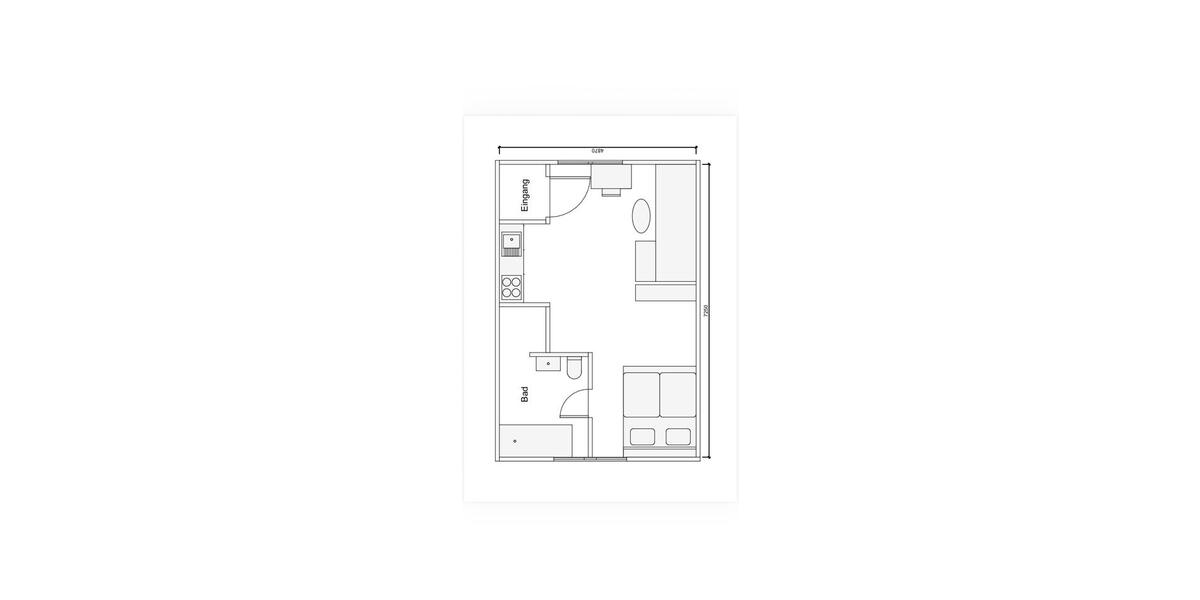 Dachgeschoßwohnung Berlin Treptow-Köpenick - 1 Zimmer, 35 m&sup2;, 1.150&euro; | Angebot:25942213