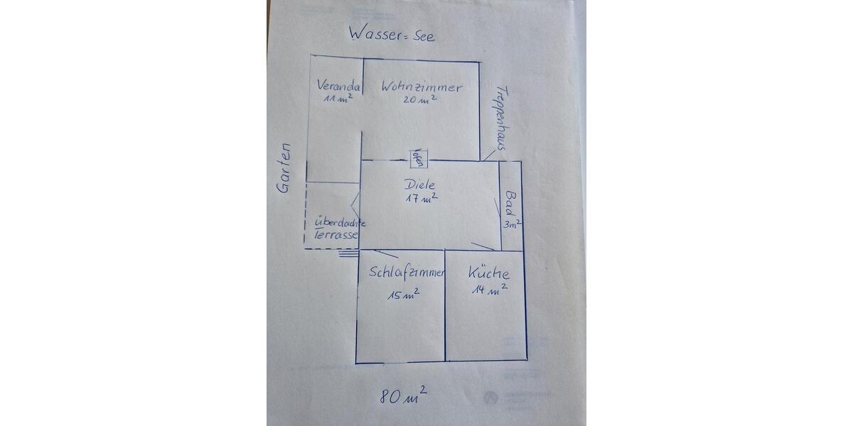 Wohnen direkt am Zeuthener See für 2 Personen 2 zimmer