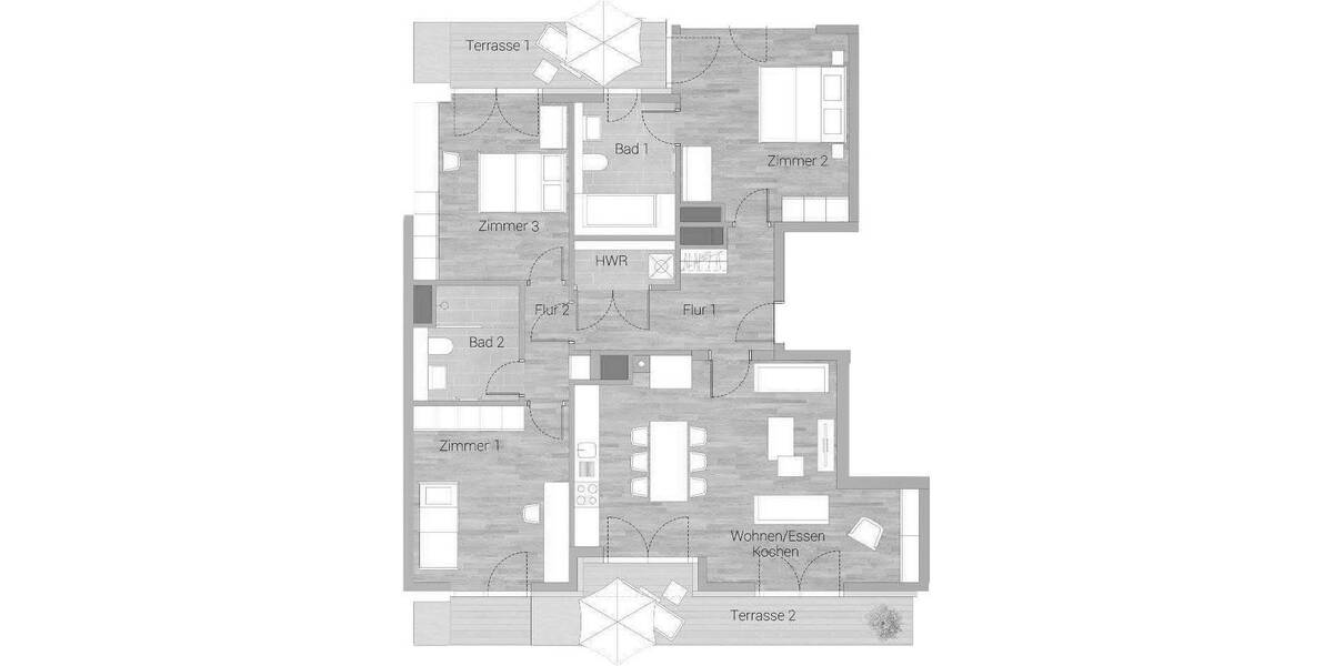 Etagenwohnung Berlin Kreuzberg - 4 Zimmer, 124 m&sup2;, 2.950&euro; | Angebot:24623759