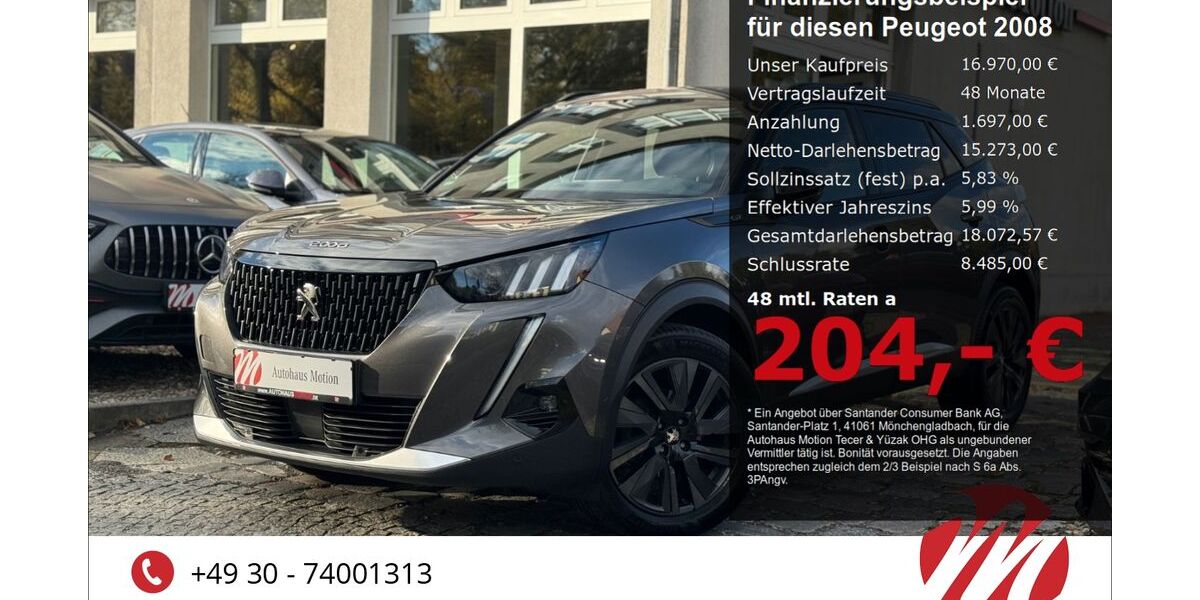 Peugeot 2008 104.000 km 16.970 &euro; Berlin 12305