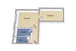 Etagenwohnung Berlin Spandau - 2 Zimmer, 59 m&sup2;, 149.000&euro; | Angebot:26217536