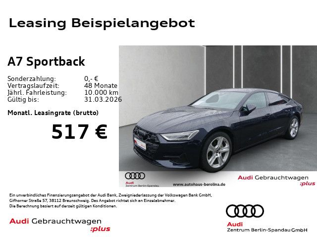 Audi A7 18.763 km 54.567 &euro; Berlin 13581