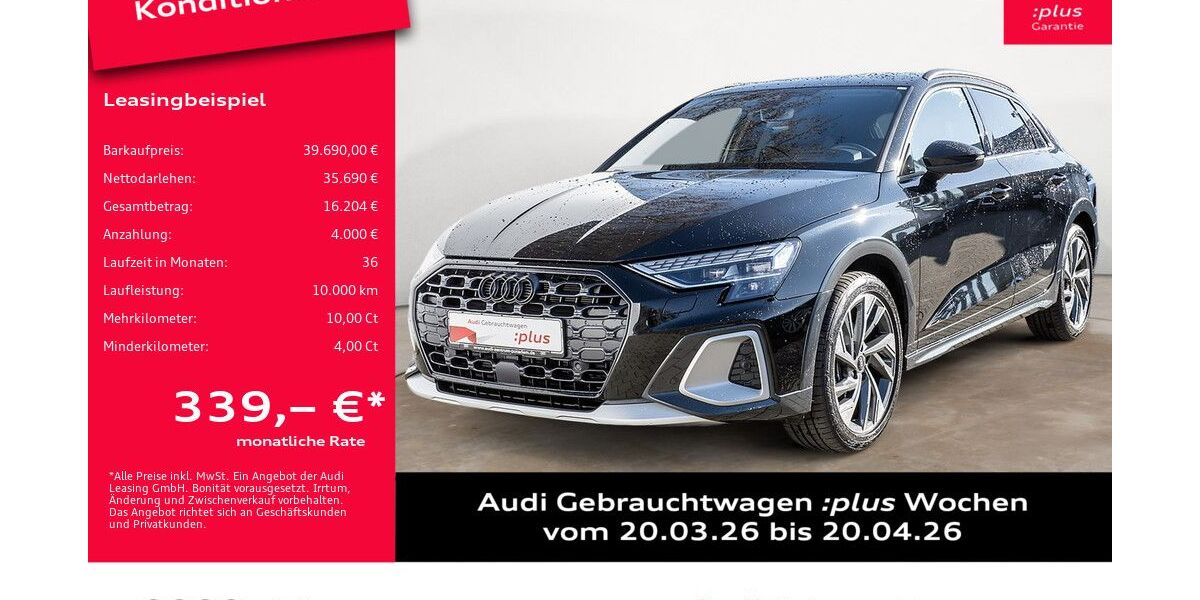 Audi A3 9.724 km 38.990 &euro; Potsdam 14482