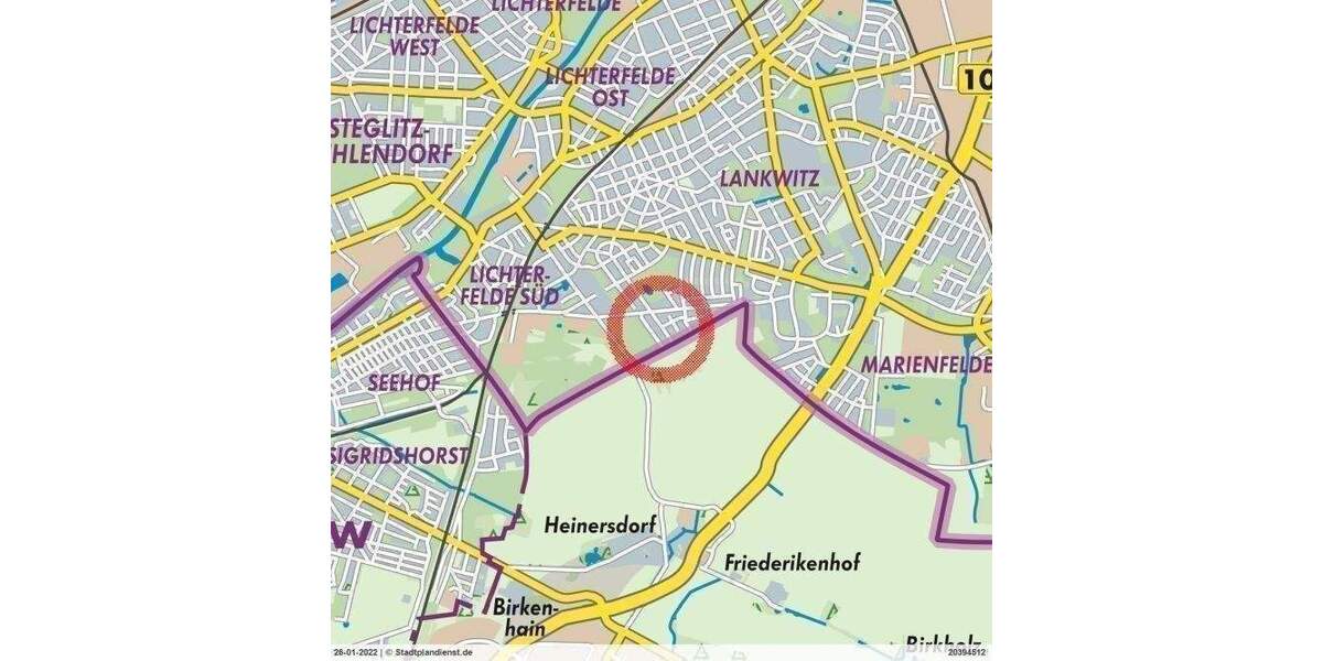 Grundstück Berlin Lichterfelde - 890.000&euro; | Angebot:24856731