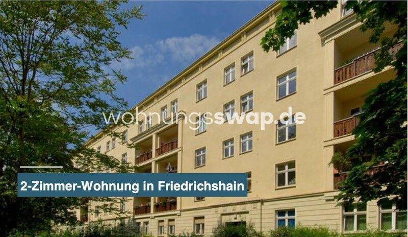 Etagenwohnung Berlin Friedrichshain - 2 Zimmer, 48 m&sup2;, 680&euro; | Angebot:25943644