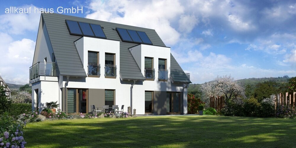Preiswertes Doppelhaus - Bauen mit Fördermitteln